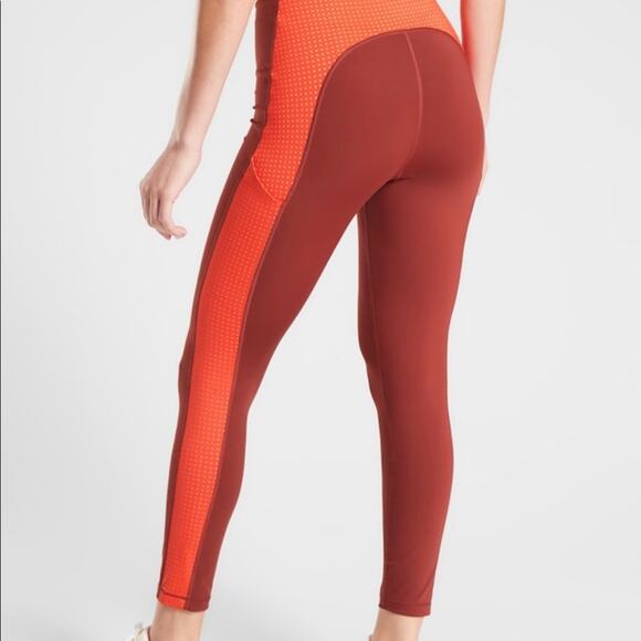 Athleta ultimate colorblock 7/8 tight youth large - Picture 2 of 11